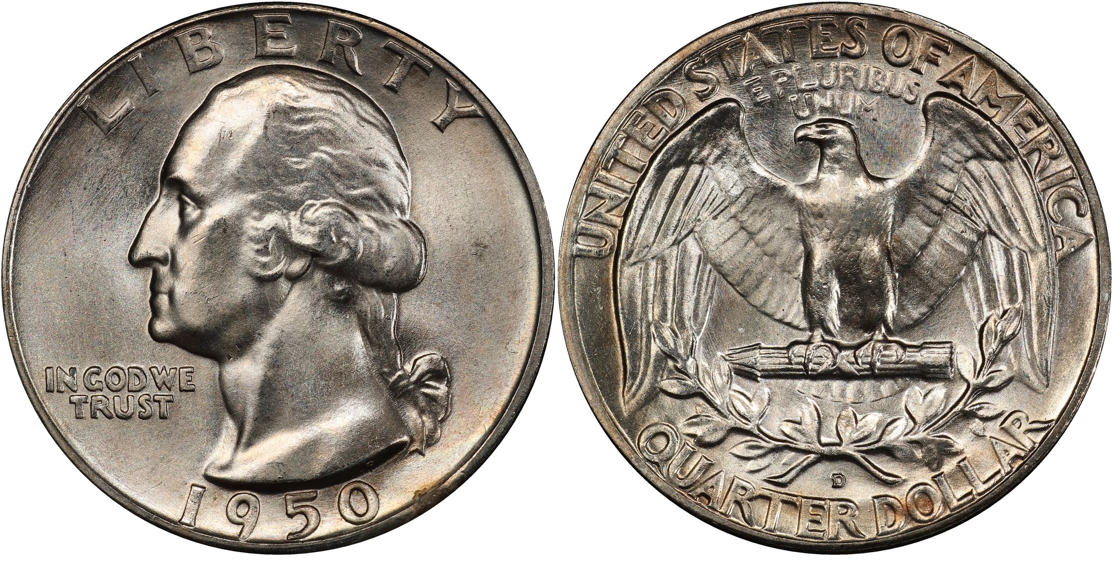 1964-D Washington Quarter MS68 - High grade rare quarter worth $38,400